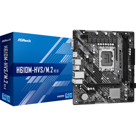 Дънна платка ASRock H610M-HVS/M.2 R2.0