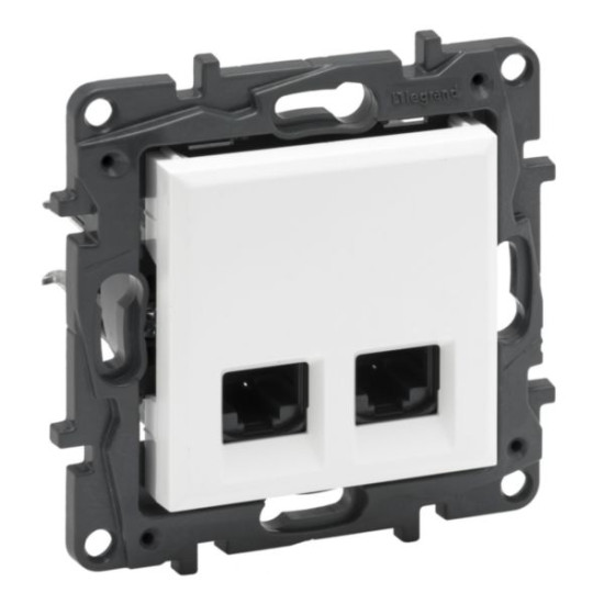 Мрежова розетка LEGRAND Niloe 2x RJ45 UTP Cat.6