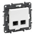 Мрежова розетка LEGRAND Niloe 2x RJ45 UTP Cat.6