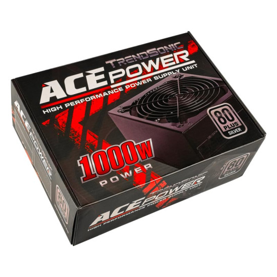 Захранващ блок за компютър Trendsonic ACE Power FP-1000W Silver Захранващ блок за компютър Trendsonic ACE Power FP-1000W Silver