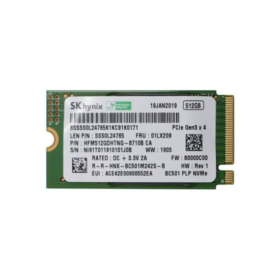 Реновиран SSD диск SK Hynix 512GB M.2 2242 NVMe