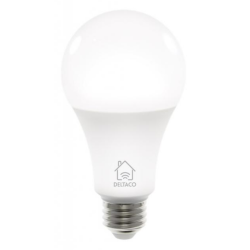 СМАРТ КРУШКА DELTACO SH-LE27W, Е27, WIFI 2.4GHZ, 9W, 810LM, ДИМИРАЩА, БЯЛА