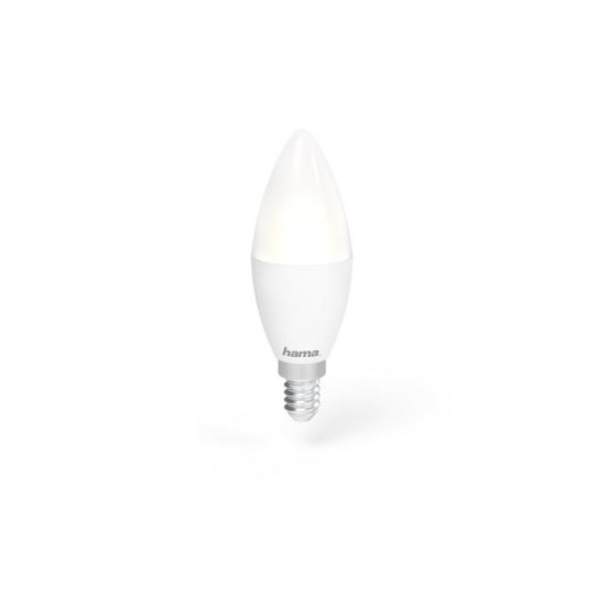 ДИМИРАЩА КРУШКА HAMA WIFI-LED, RGBW, 5.5W, E14, 470 LM ДИМИРАЩА КРУШКА HAMA WIFI-LED, RGBW, 5.5W, E14, 470 LM