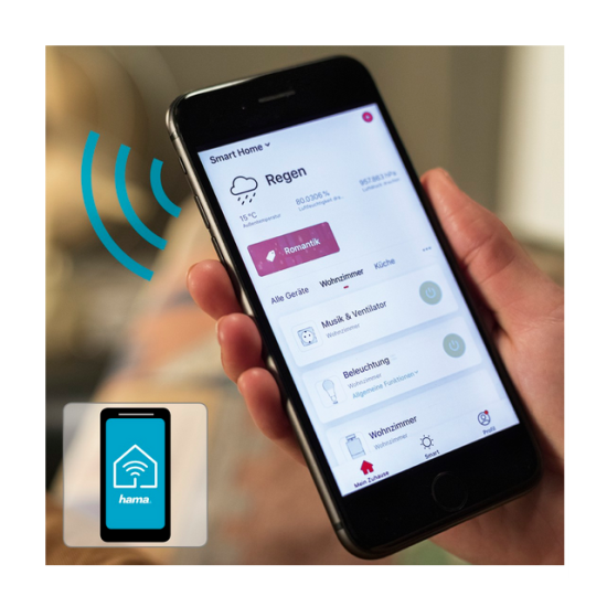 СМАРТ КРУШКА HAMA WLAN, ДИМИРАЩА, E27, 10W, БЯЛА СМАРТ КРУШКА HAMA WLAN, ДИМИРАЩА, E27, 10W, БЯЛА