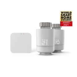 Смарт контрол WLAN система за отопление HAMA 2 бр. термо глави, контролен пулт Смарт контрол WLAN система за отопление HAMA 2 бр. термо глави, контролен пулт