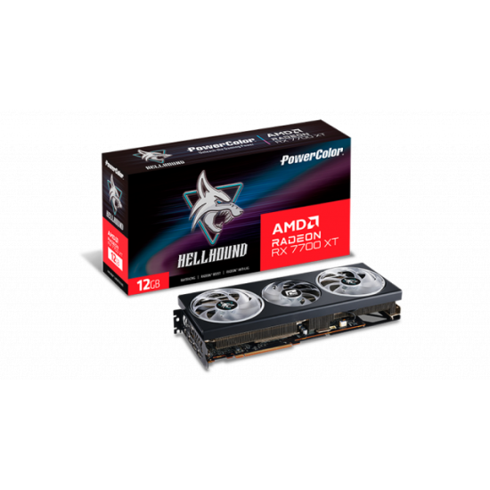 POWERCOLOR AMD RADEON RX 7700 XT Hellhound 12GB GDDR6